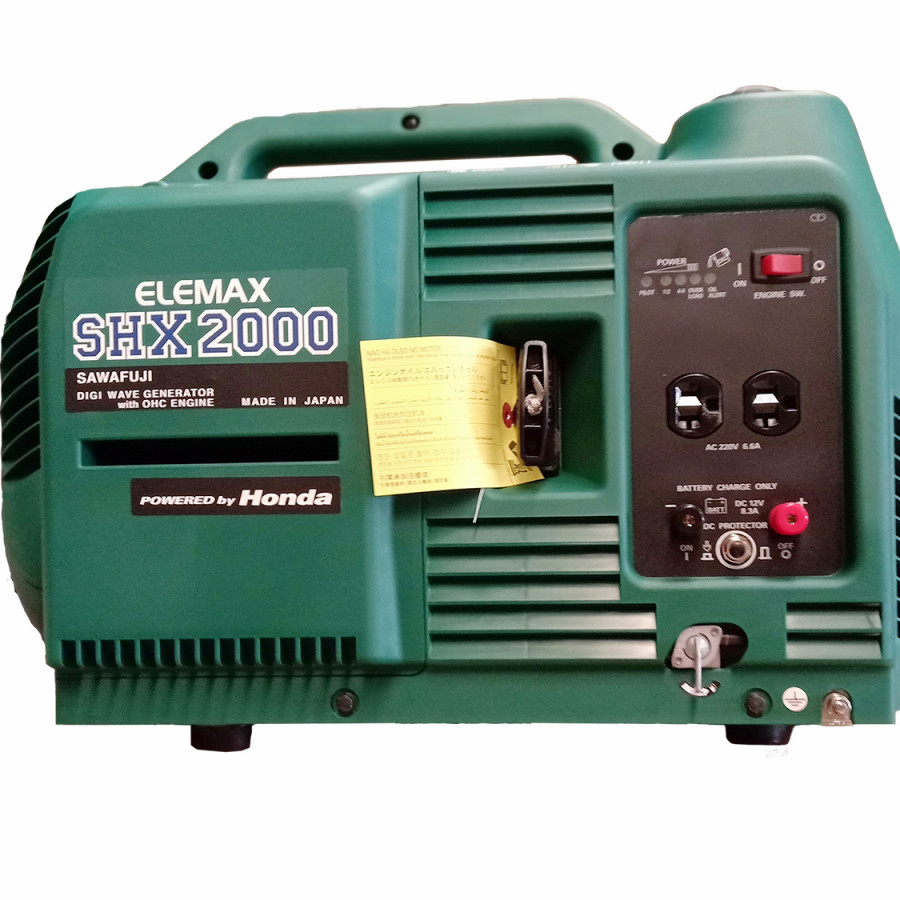 Máy Phát Điện Nhật Bản Chính Hãng, mới 100%, Công suất tối đa 2000w ELEMAX- SHX2000