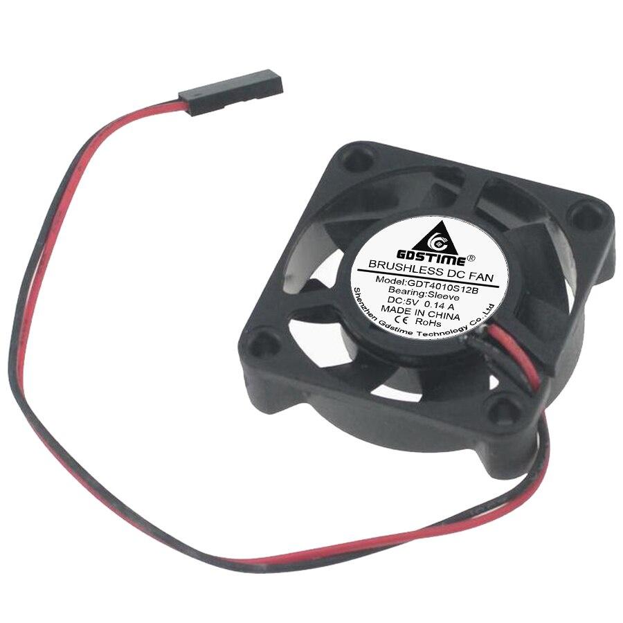1Pcs Gdstime 40x40x1mm 4cm 40mm 1V Dupont 1Pin Mini Small DC Brushless Cooling Fan