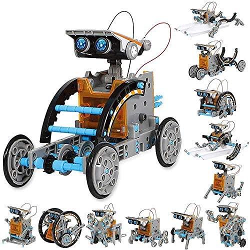 Đồ chơi robot năng lượng mặt trời giáo dục-190 miếng Thí nghiệm khoa học xây dựng DIY