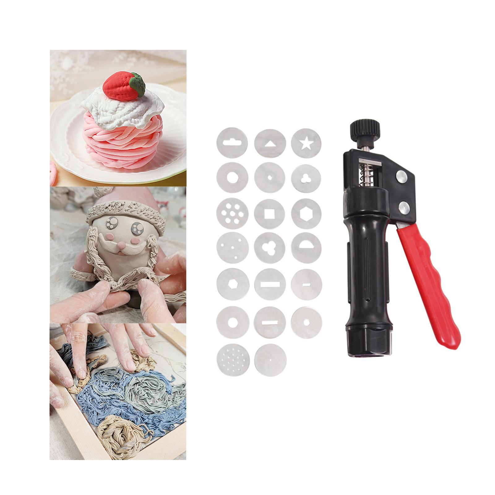 Soft Clay Extruder Sugar Paste Extruder for DIY Cake Decoration Ceramic Clay