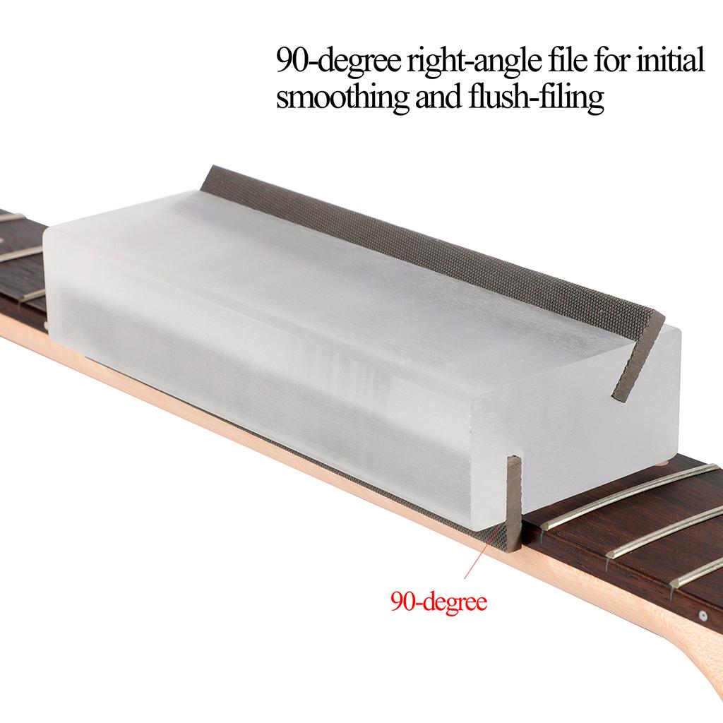 Guitar Fret Beveling File for Fret End Dressing Fret End Edge File 150mm