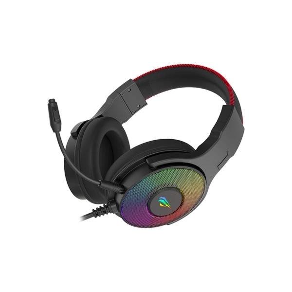 Tai Nghe Gaming Headphone HAVIT H2028U, Driver 50mm, Âm Thanh Vòm 3D, Đèn EGB Streaming - Hàng Chính Hãng