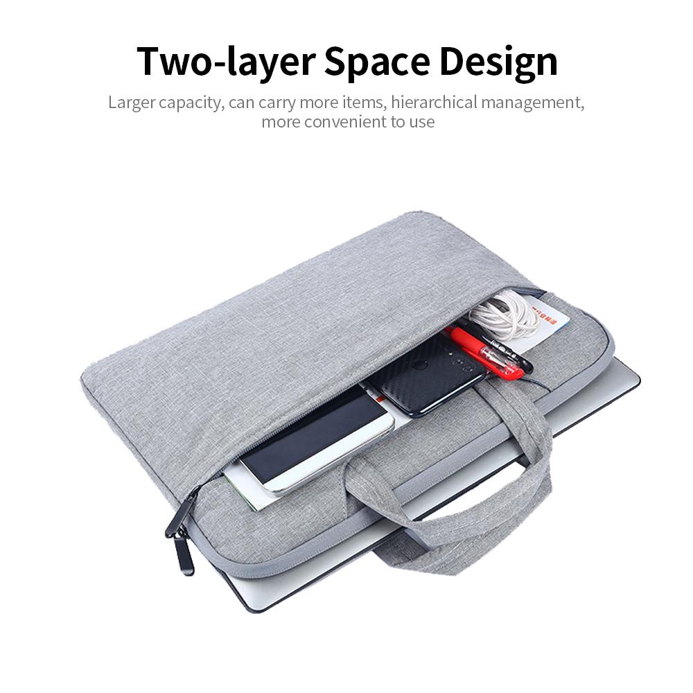 Túi máy tính xách tay đa chức năng 15,6 inch nylon không thấm nước