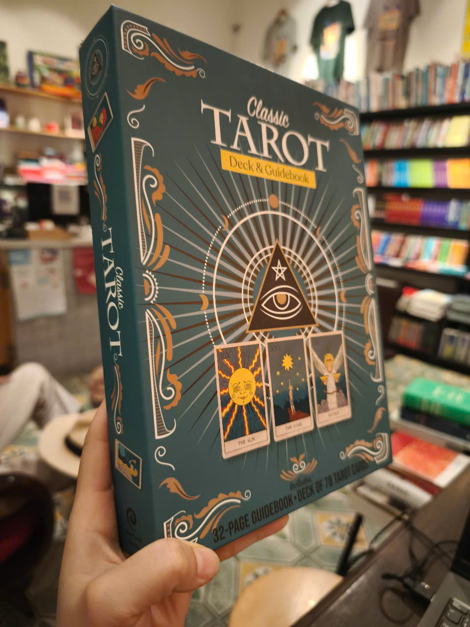 Sách - Classic Tarot Deck and Guidebook Kit: Includes: 32-page Guidebook, Deck of 78 Tarot Cards by Chartwell Books