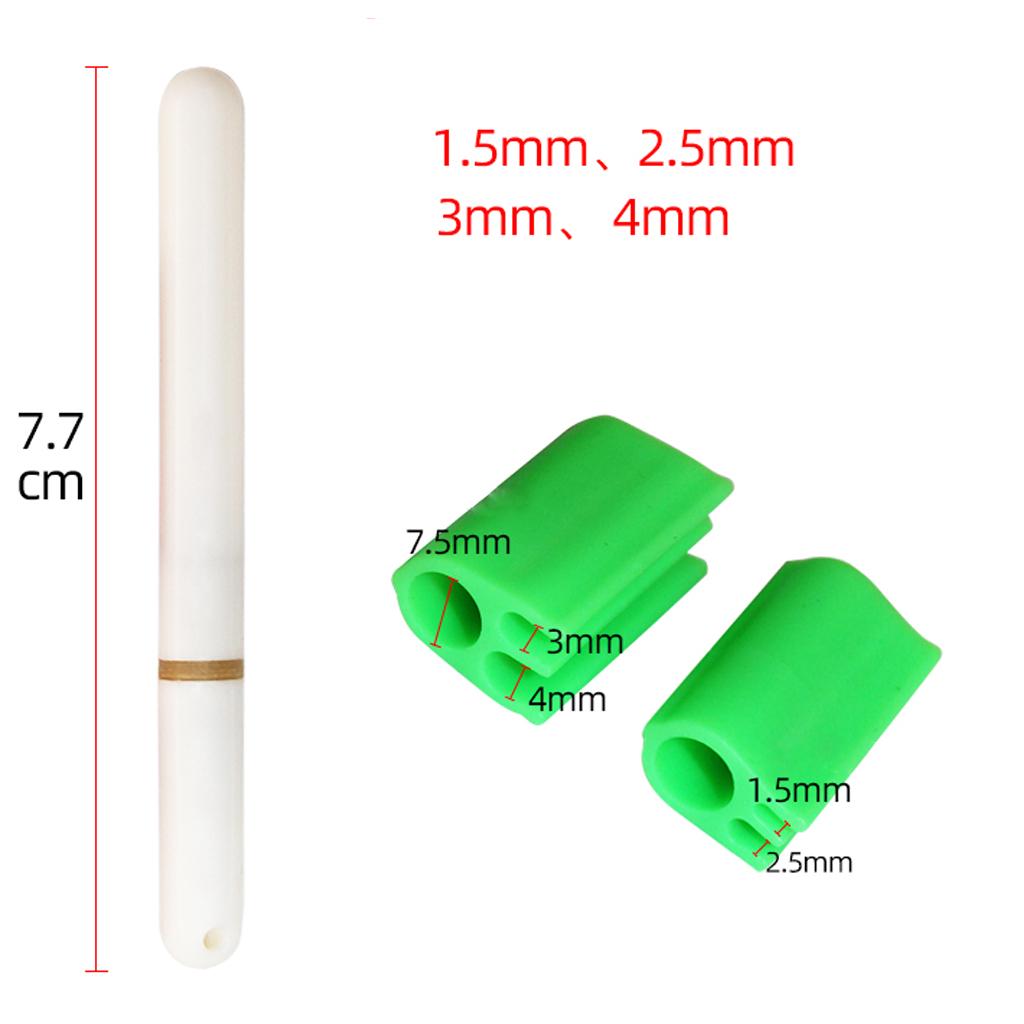 4pcs Fishing Rod Luminous Stick Light LED Removable Float Night Tackle