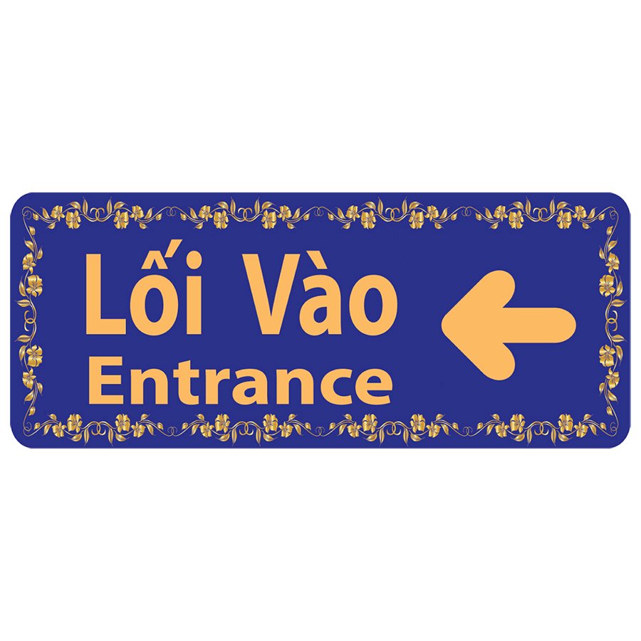 Bảng Chỉ Dẫn Lối Vào - BD-007