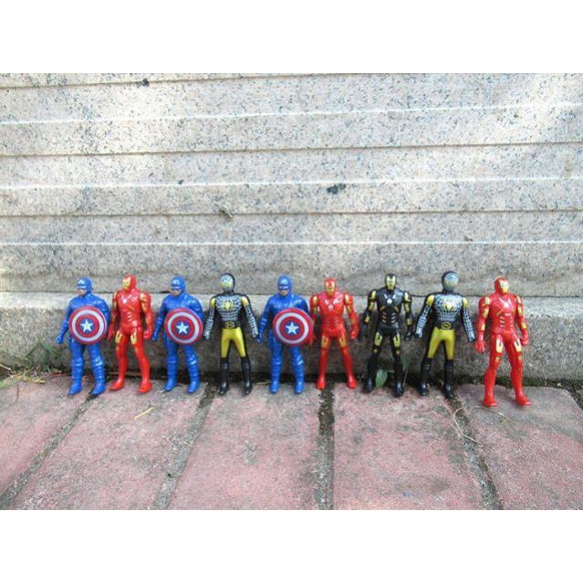 Vỉ đồ chơi 12 siêu anh hùng Avenger - mô hình siêu nhân - hình siêu nhân