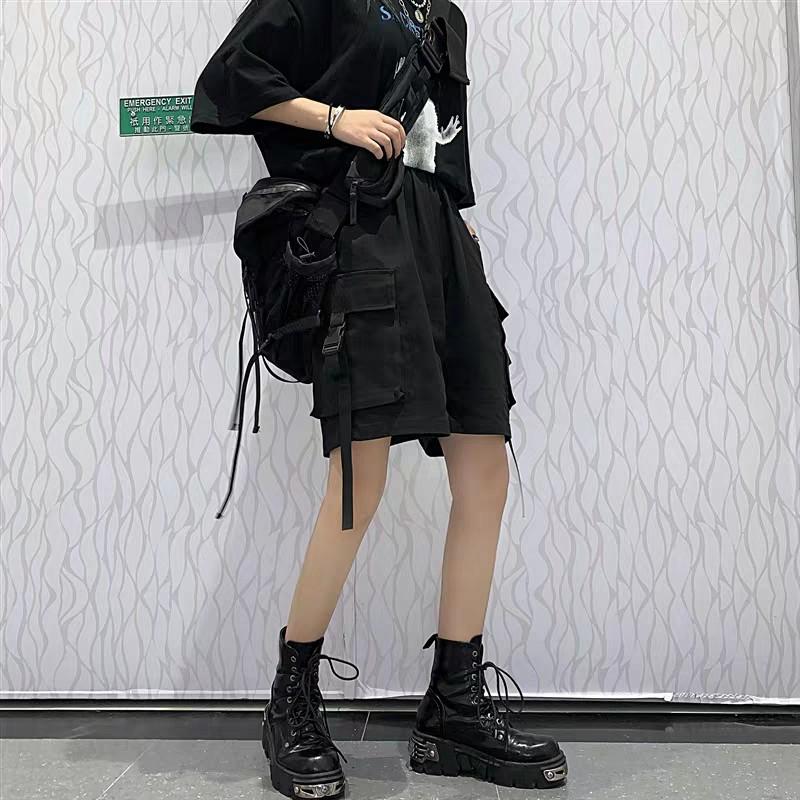 Quần Short Kaki Phối Khóa PACI SHORT Unisex