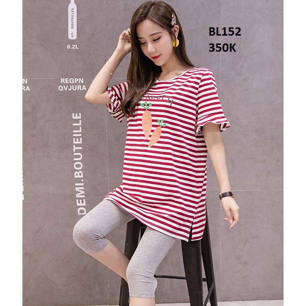SET BỘ ĐỒ BẦU ĐI CHƠI THOÁNG MÁT BL152