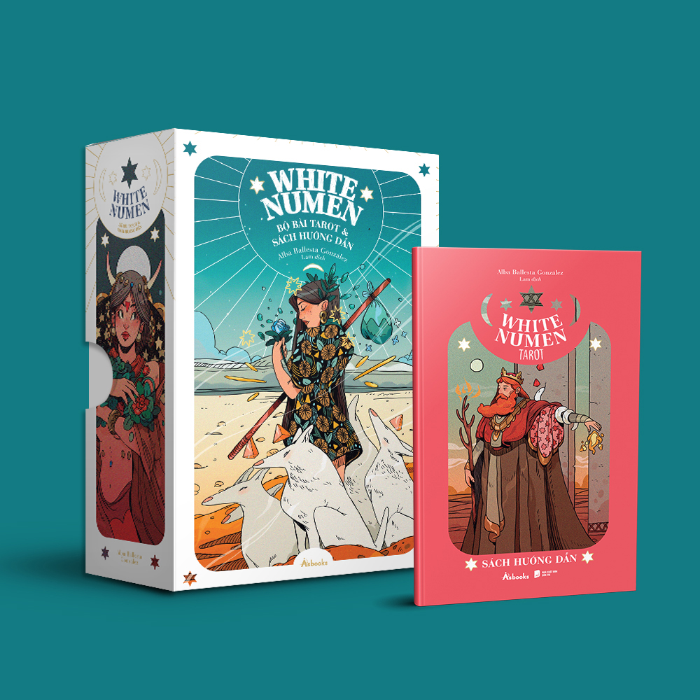 [Boxset Việt hoá]  White Numen Tarot (Bộ bài &amp; Sách hướng dẫn)