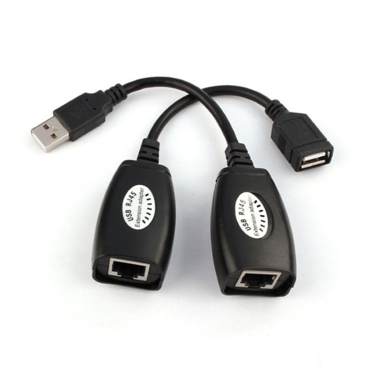 USB Extender 50M (Nối dài USB bằng dây LAN 50m) - JL- HÀNG CHÍNH HÃNG