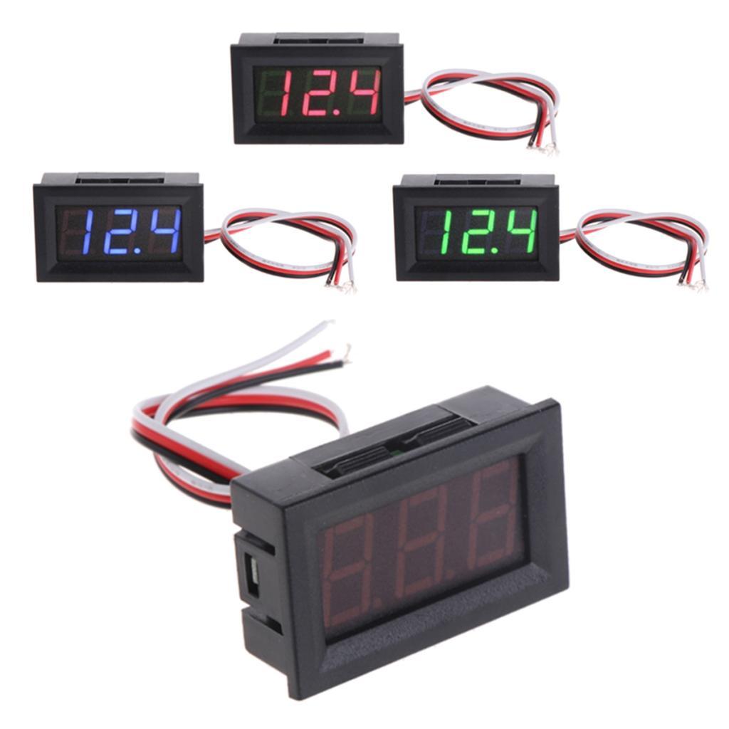 0.56 Inch DC 5V - 120V Mini Digital Voltmeter Voltage Meter