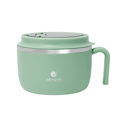 Bát Úp Mì Inox 304 Elmich EL1392 1.4L, Hàng Chính Hãng, Tay Cầm Tiện Lợi, Có Van Hơi - JoyMall