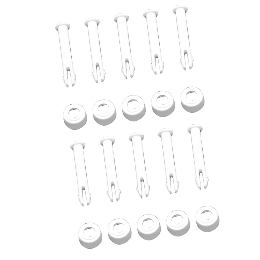 2xPlastic Pool Joint Pins & Rubber Seals for Intex Metal Frame Pool 10Pcs