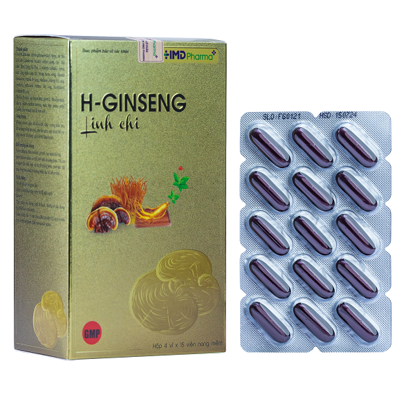 H - Ginseng linh chi hỗ trợ tiêu hóa, tăng đề kháng