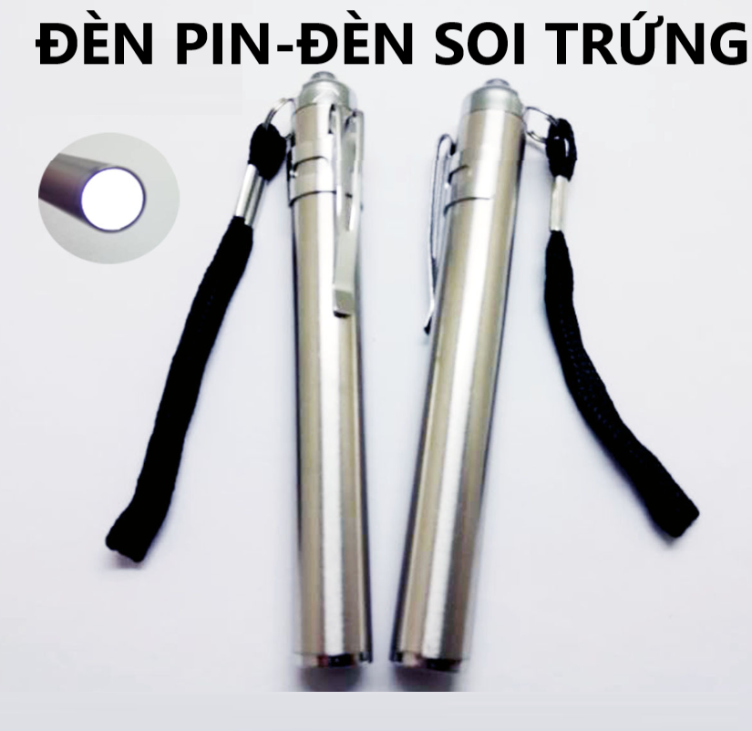 1 CÁI ĐÈN PIN (CÓ KÈM PIN) DÙNG SOI TRỨNG CỒ CHO CÁC DÒNG CHIM, VẸT, GÀ, VỊT (DÀNH CHO CHIM)