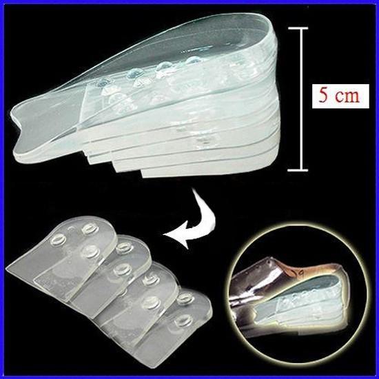 Bộ 10 miếng lót đế giày Silicon tăng chiều cao ( VRG0079829)  Smã GD