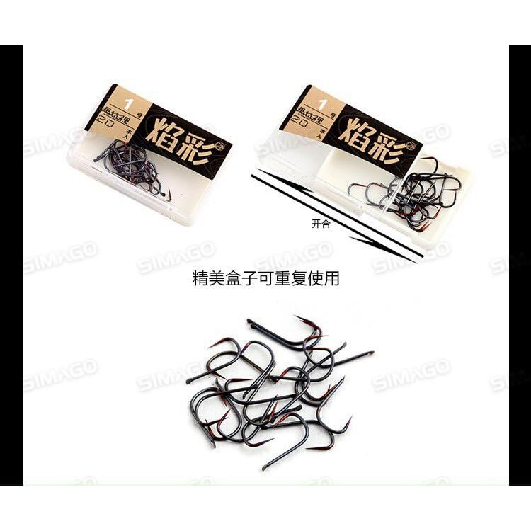 Lưỡi câu đài titalnium siêu cứng không ngạnh 1