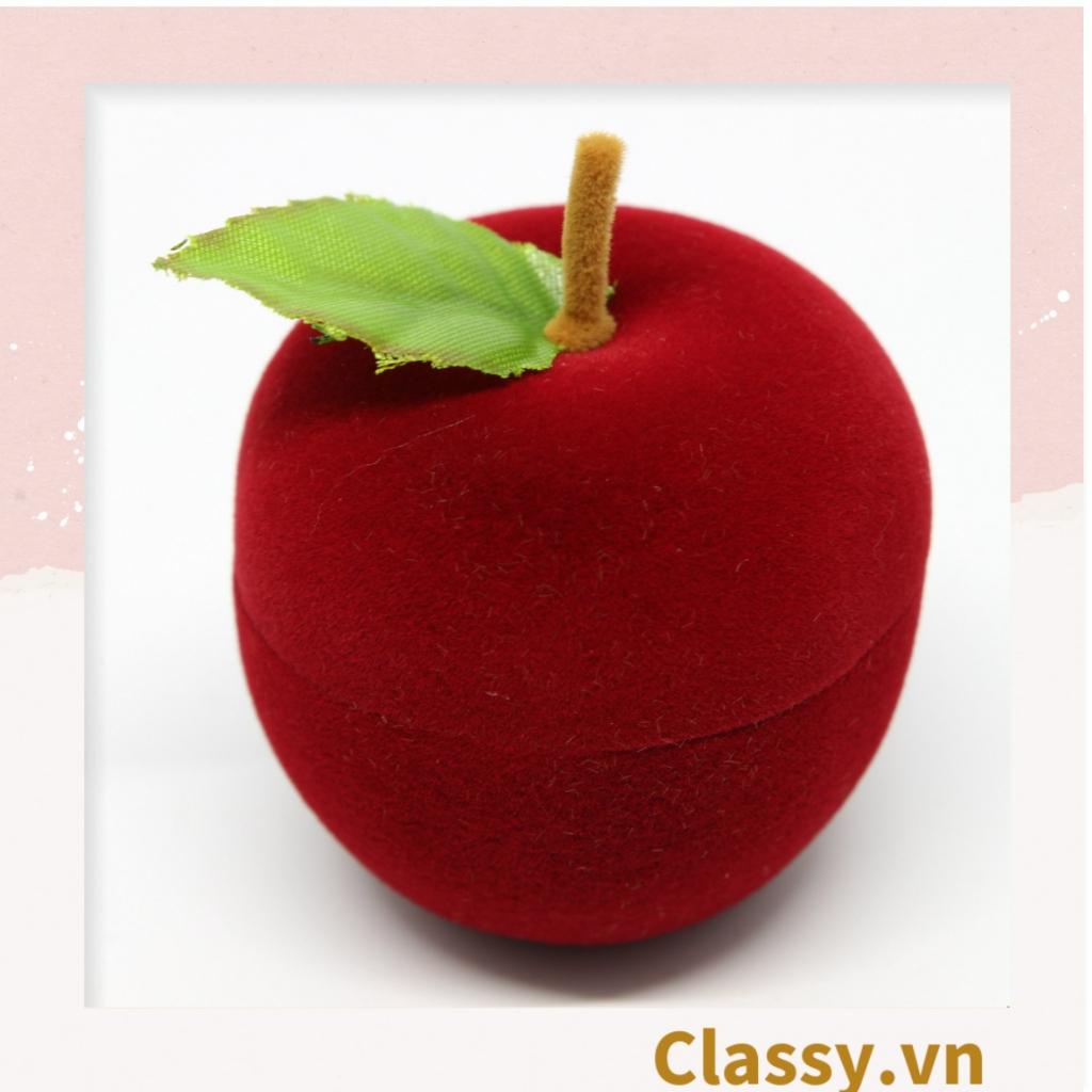 Hộp đựng nhẫn Classy, đựng trang sức hình trái cây độc đáo Q1307