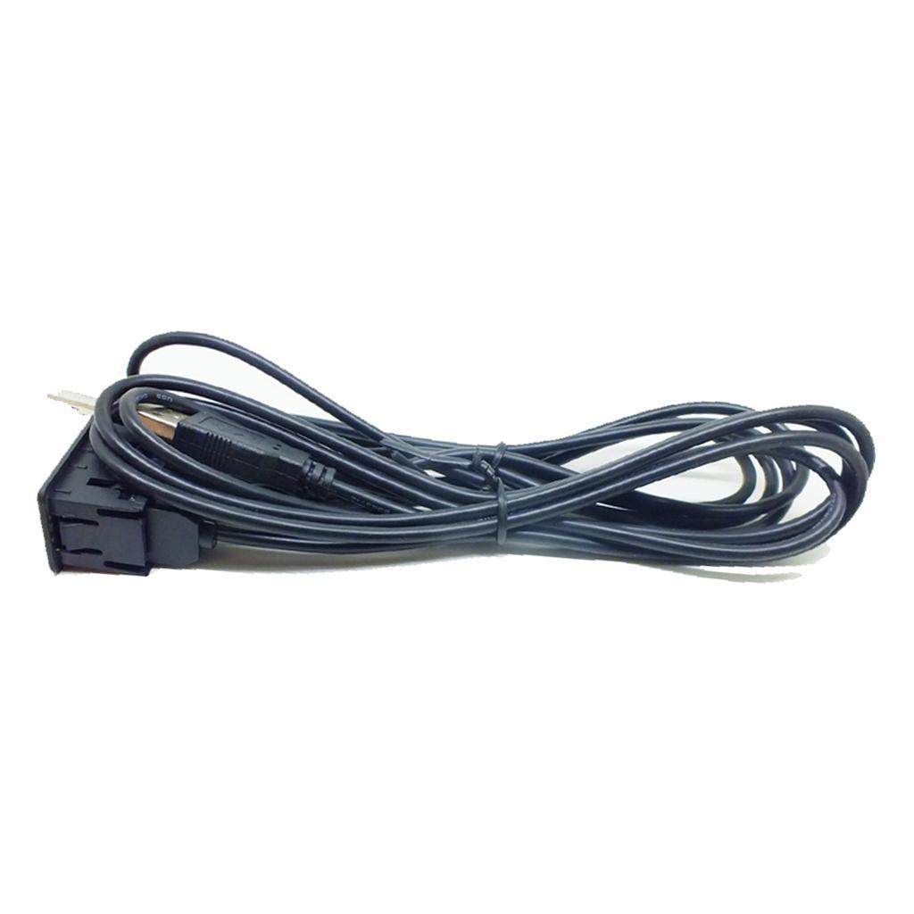 1.5M Vehicle Universal Double USB Audio Dashboard Mounted Extension Cable