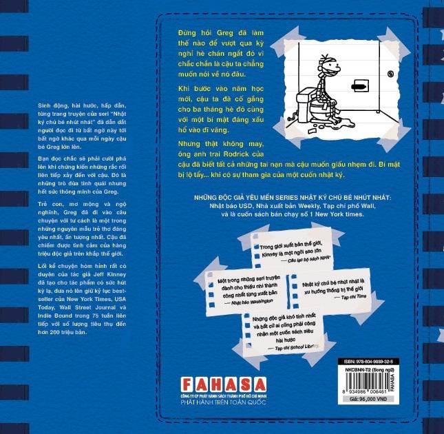 Song Ngữ Việt - Anh - Diary Of A Wimpy Kid - Nhật Ký Chú Bé Nhút Nhát: Luật Của Rodrick - Rodrick Rules