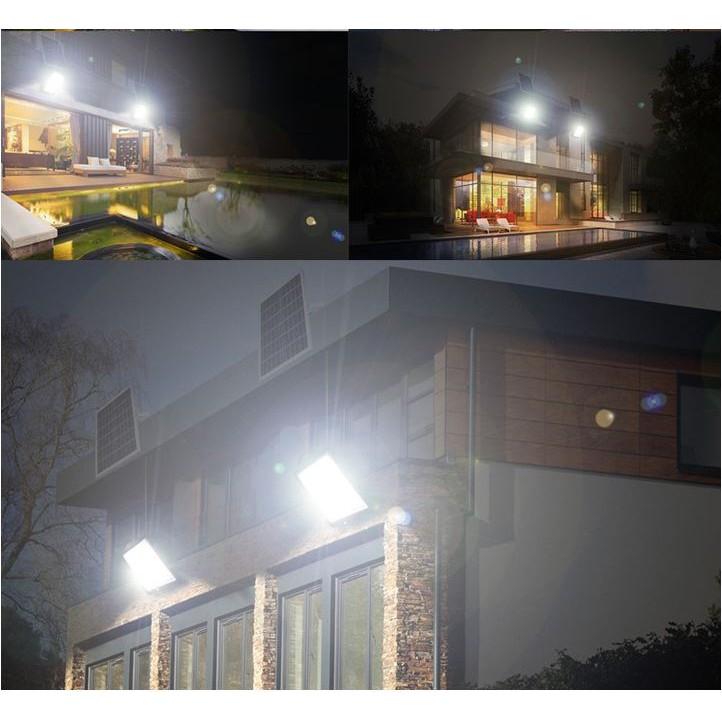 Camera Tích Hợp Đèn Pha Led Năng Lượng Mặt Trời Kết Nối Wifi Không Dây 100W
