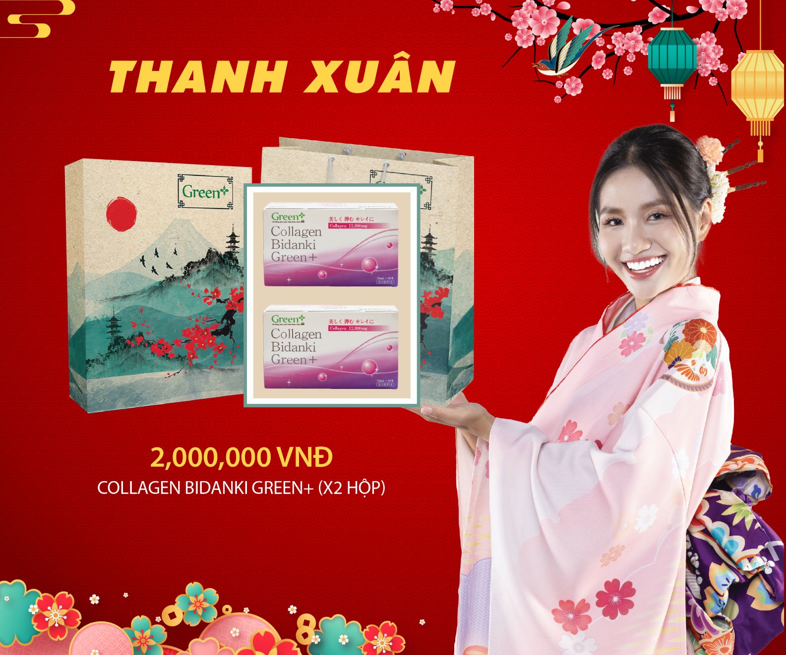 Hộp quà tết 2025 - Hộp quà sức khỏe Thanh Xuân