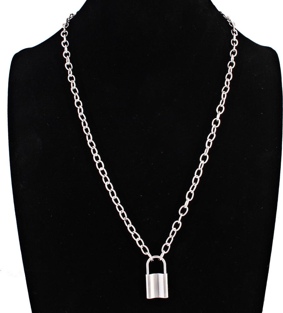 Dây chuyền vòng cổ ổ khoá thời trang unisex