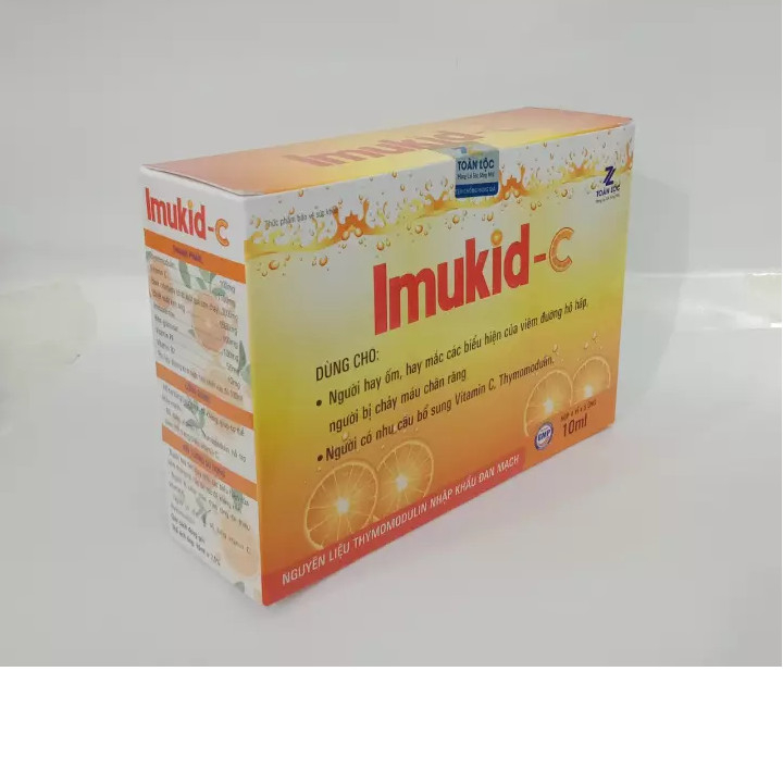 Tăng cường sức đề kháng - Siro IMUKID C bổ sung vitamin C và Thymomodulin - hàng chính hãng