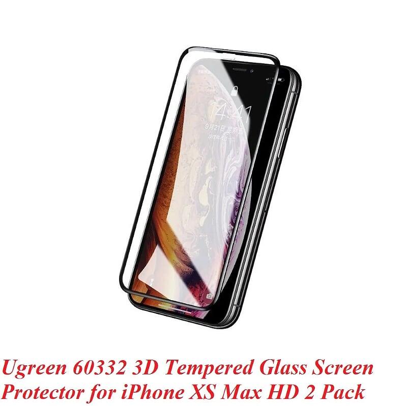 Ugreen UG60332SP111TK 2 miếng dán kính cường lực HD cho iPhone XS Max - HÀNG CHÍNH HÃNG