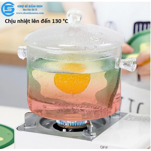 Lót nồi hình Trứng chống trơn trượt, cách nhiệt tốt cute, Tấm lót bàn hoạt hình xinh xắn, lót nồi silicone chịu nhiệt