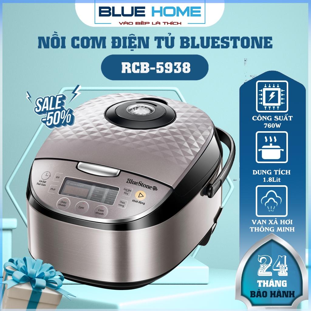 Nồi Cơm Điện BlueStone RCB-5938, 1.8Lit - 760w, Hàng Chính Hãng