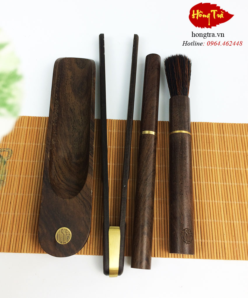 Bộ dụng cụ pha trà gỗ BDCTG01