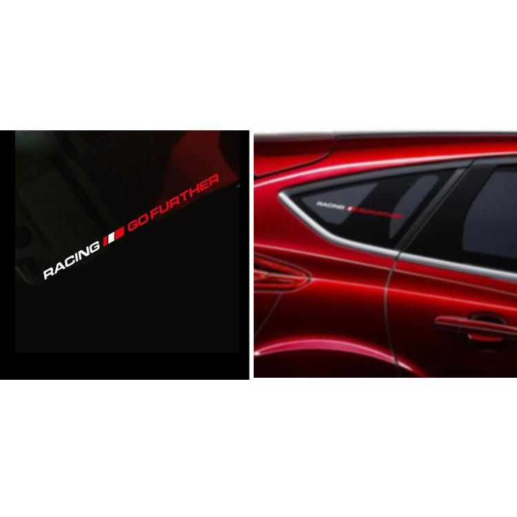 Tem Racing Go Further Phản Quang Dán Kính Cửa Sổ ô Tô MS-161