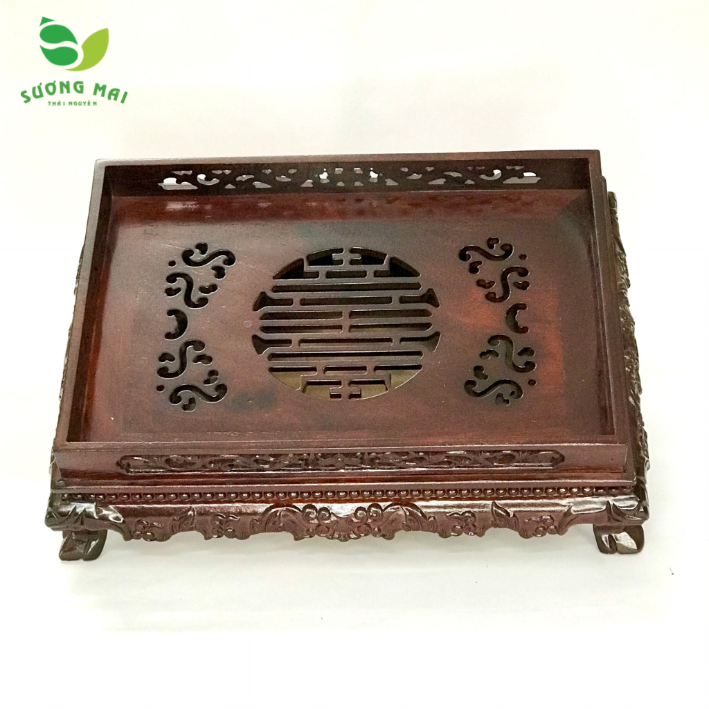 Khay trà gỗ Hương Giáng Long