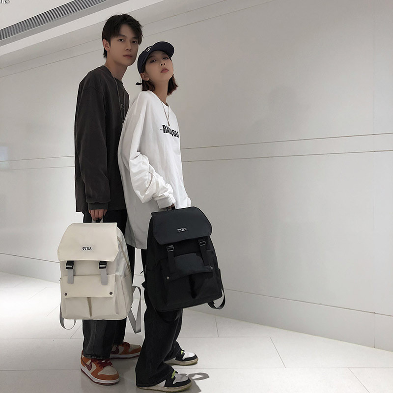 Balo ulzzang unisex Hàn Quốc, Balo đi học nam nữ thời trang kiểu dáng basic