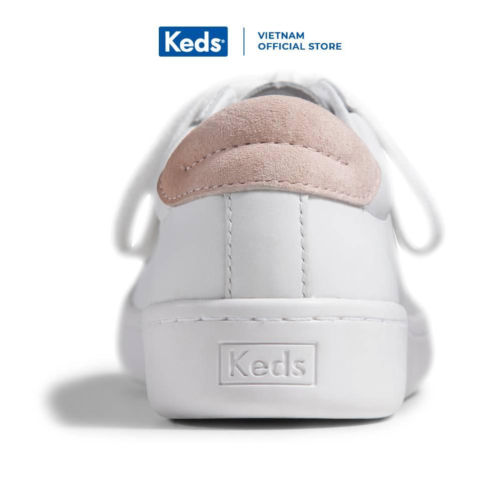 Giày Keds Nữ - Ace Leather White - KD057442