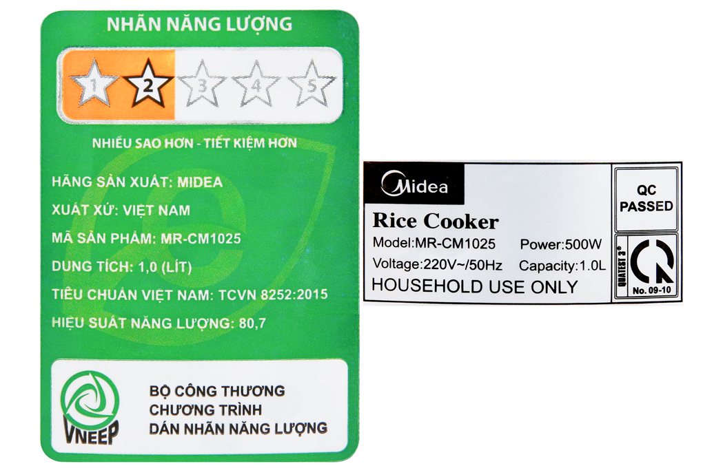 MR-CM1025 - NỒI CƠM ĐIỆN NẮP GÀI MIDEA MR-CM1025 - Hàng chính hãng