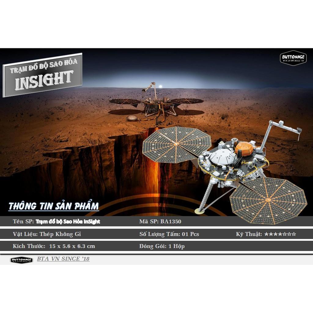 Mô Hình Lắp Ráp 3d Trạm đổ bộ Sao Hỏa InSight