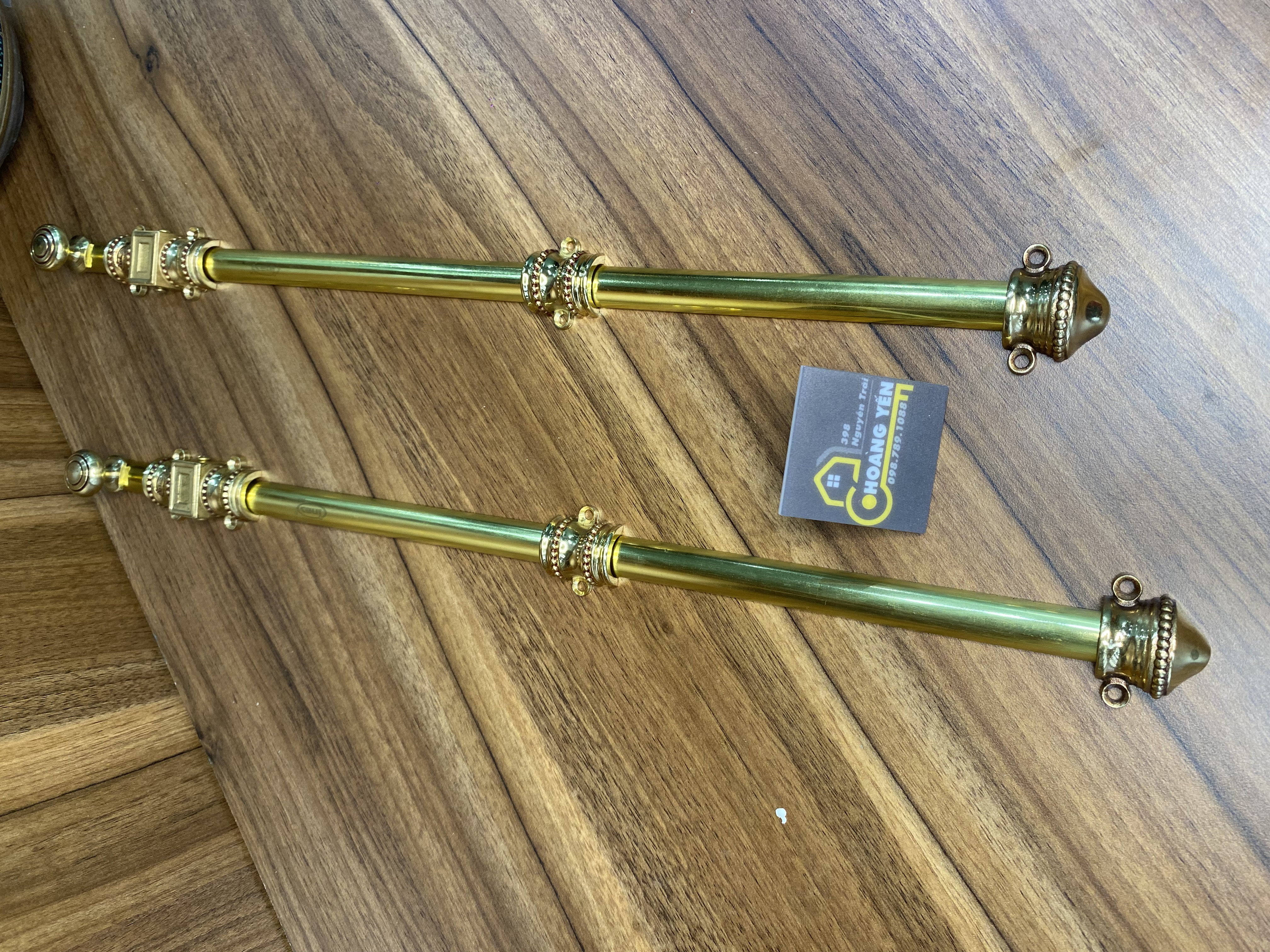 Chốt cửa gỗ bằng đồng 100% 30cm -  IN