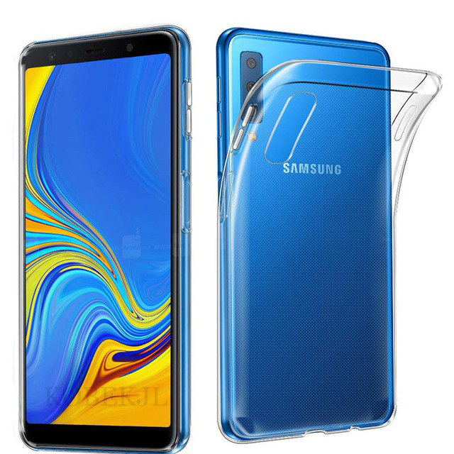 Ốp lưng dẻo cho Samsung Galaxy A7 2018 Ultra Thin (Mỏng 0.6mm, trong suốt) - Hàng chính hãng