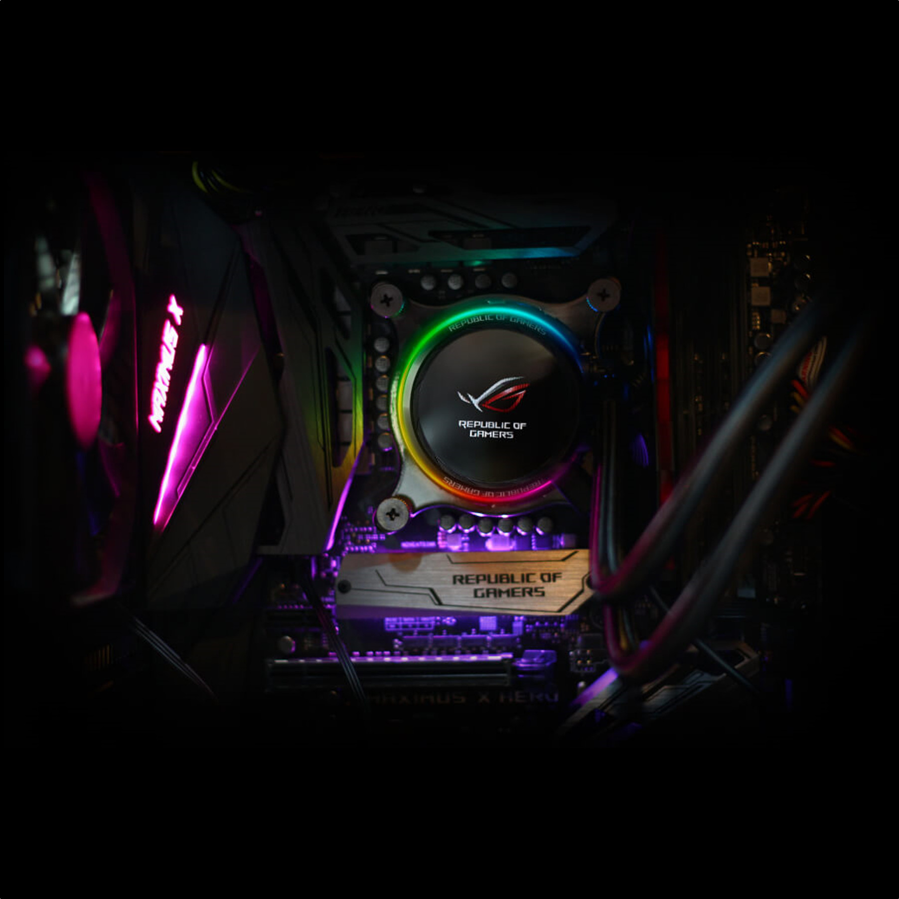 Tản nhiệt nước CPU ASUS ROG RYUO 240 Aura Sync RGB - Hàng Chính Hãng