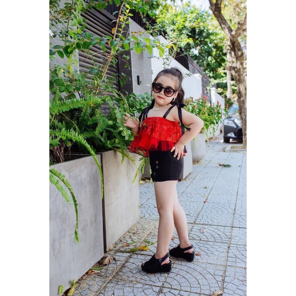 Sét áo hai dây tầng kim sa