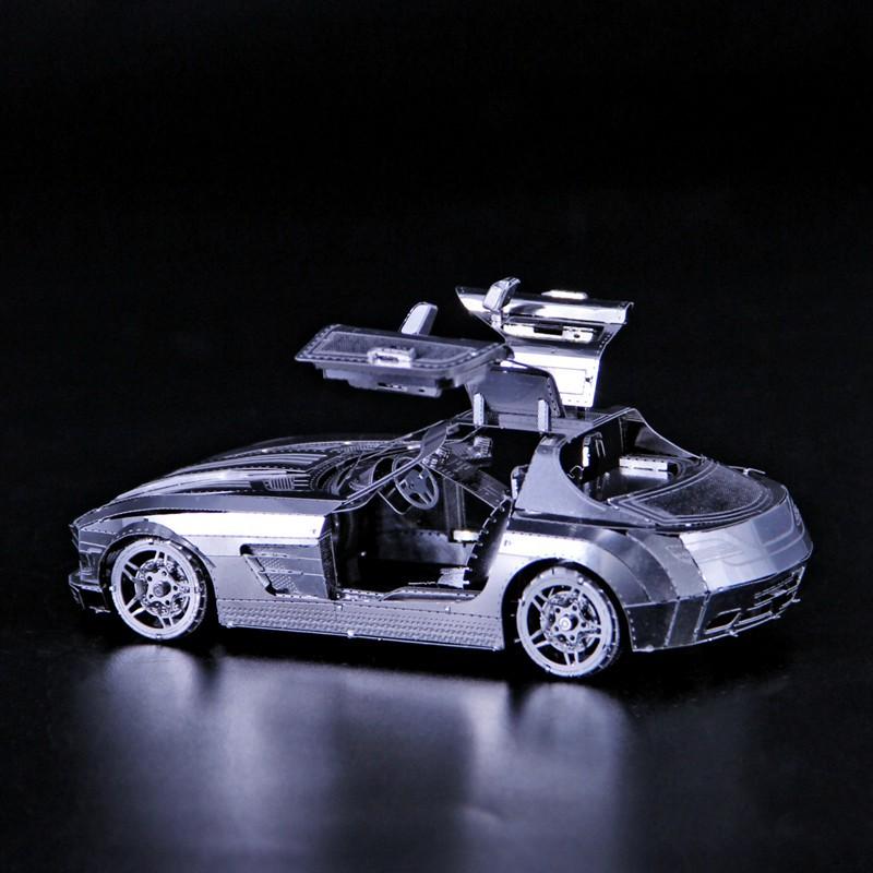 Mô Hình Lắp Ráp 3d Siêu Xe Mercedes SLS