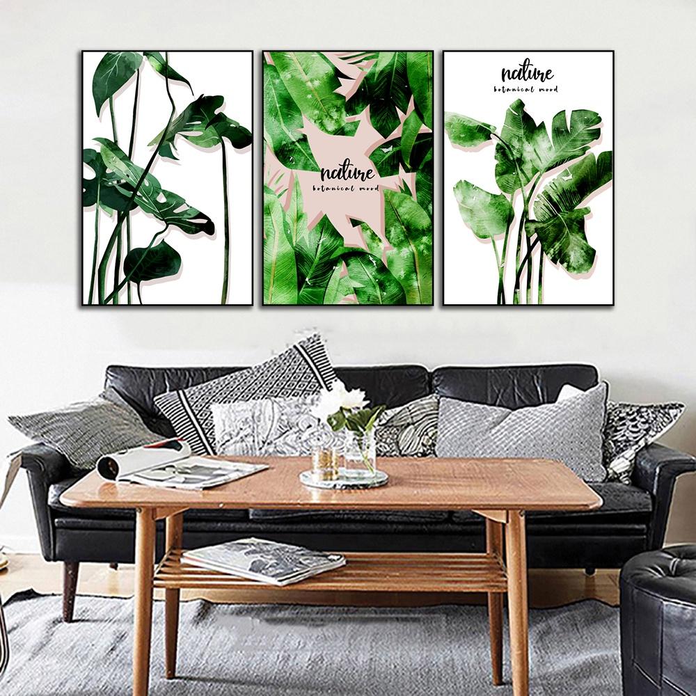 Tranh trang trí văn phòng, tranh treo tường hoa lá