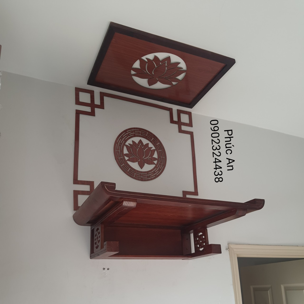 Tấm Chống Ám Khói Bàn Thờ Đẹp Giá Rẻ, Lắp đặt thay miếng giấy dán chắn khói hương