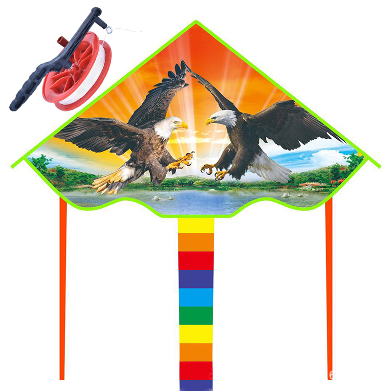 Diều Legaxi Thả Dài 150Cm Đại Bàng Doremon Công Chúa Mặt Cười Hoạt Hình Kèm Cuộn Dây 100 Mét - Đại Bàng