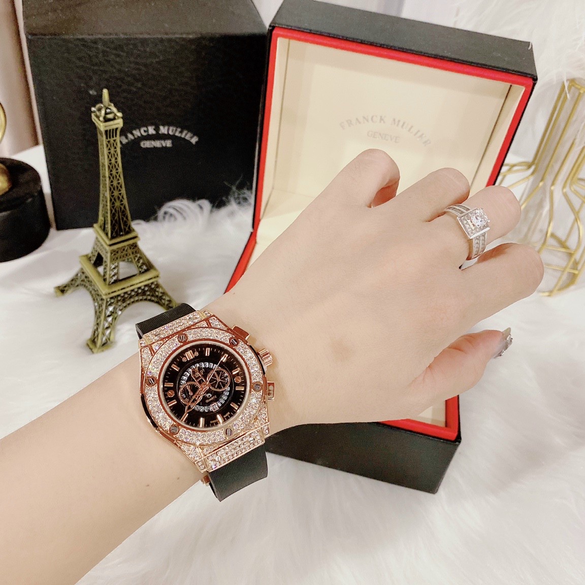 [Hublot đôi - nam nữ] Đồng hồ Hublot nam nữ - đồng hồ cặp đôi hàng đẹp - Cung Cấp Bởi AmandaC Life