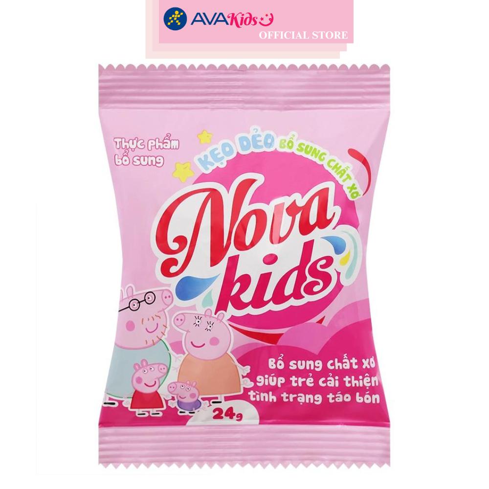 Kẹo dẻo Nova.Kids bổ sung chất xơ 24g (từ 1 tuổi) - Màu ngẫu nhiên