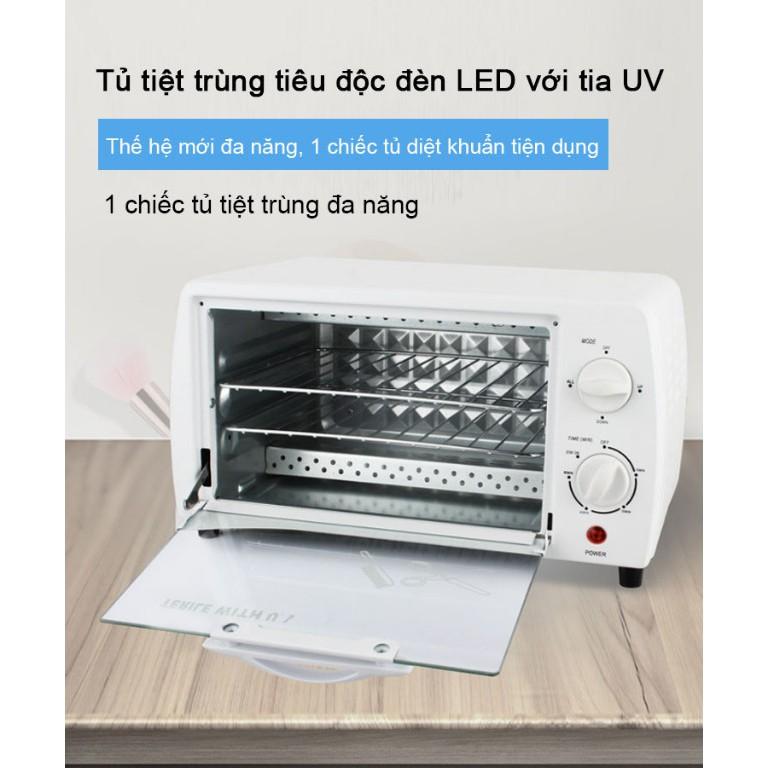 Tủ tiệt trùng diệt khuẩn khử độc tố 2 tầng mini cho gia đình UV sterilizer